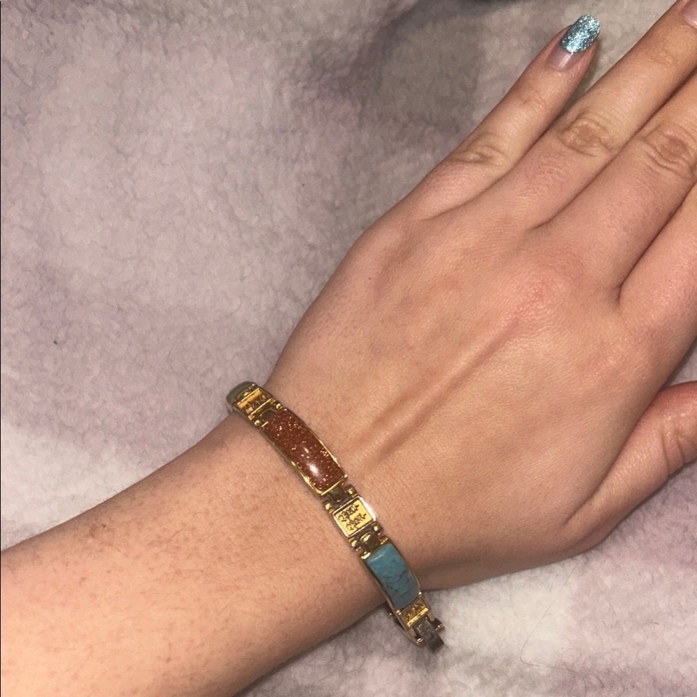 Gold Stone Bracelet